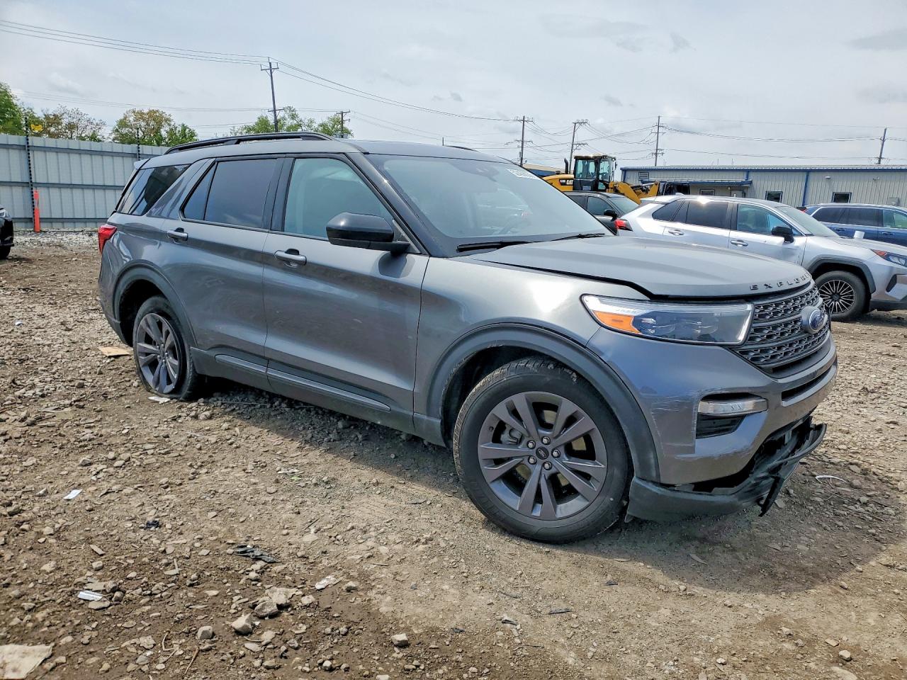 2022 Ford Explorer Xlt Gray vin: 1FMSK8DH2NGC41473