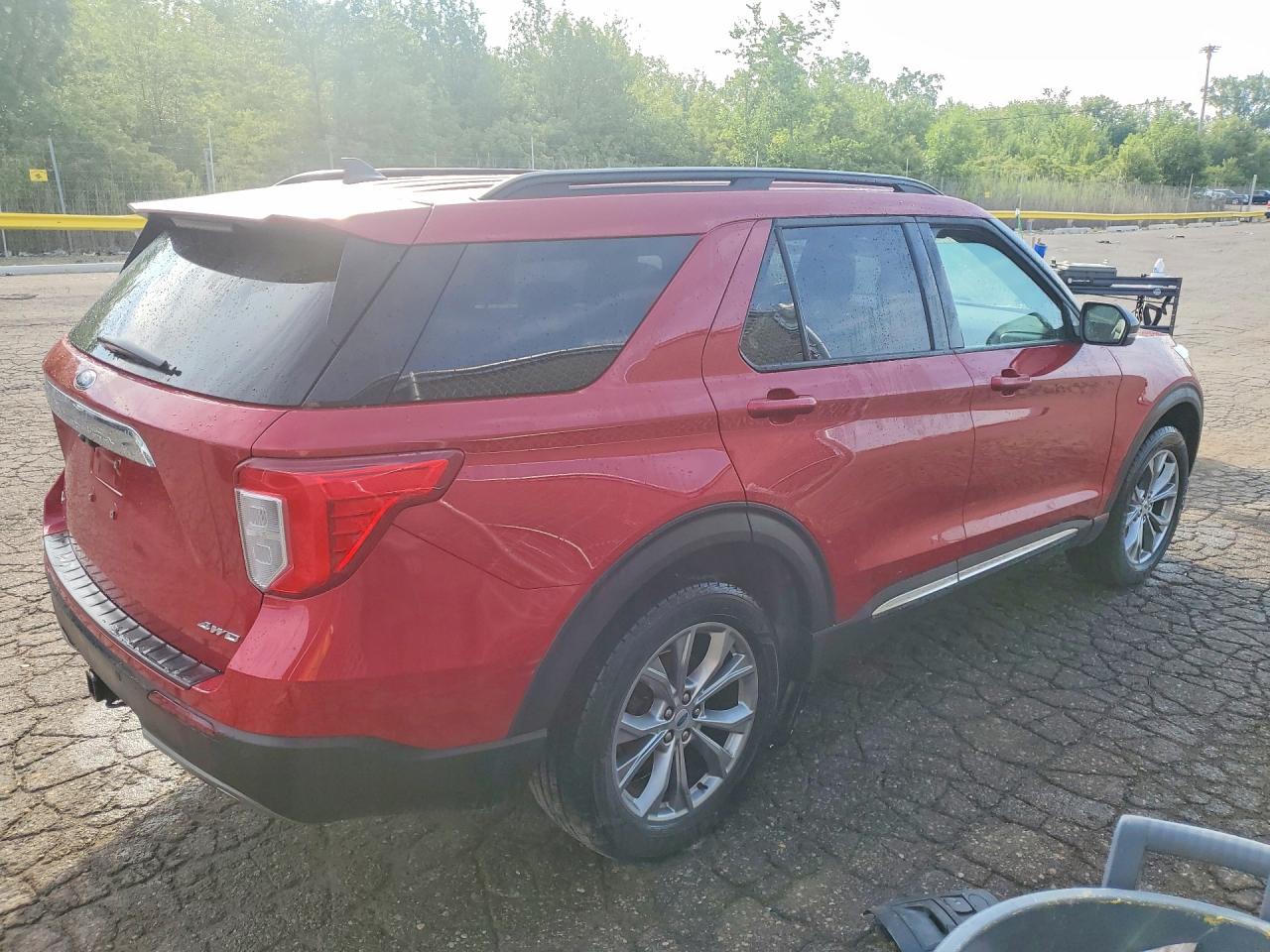 2023 Ford Explorer Xlt Red vin: 1FMSK8DH4PGA78862