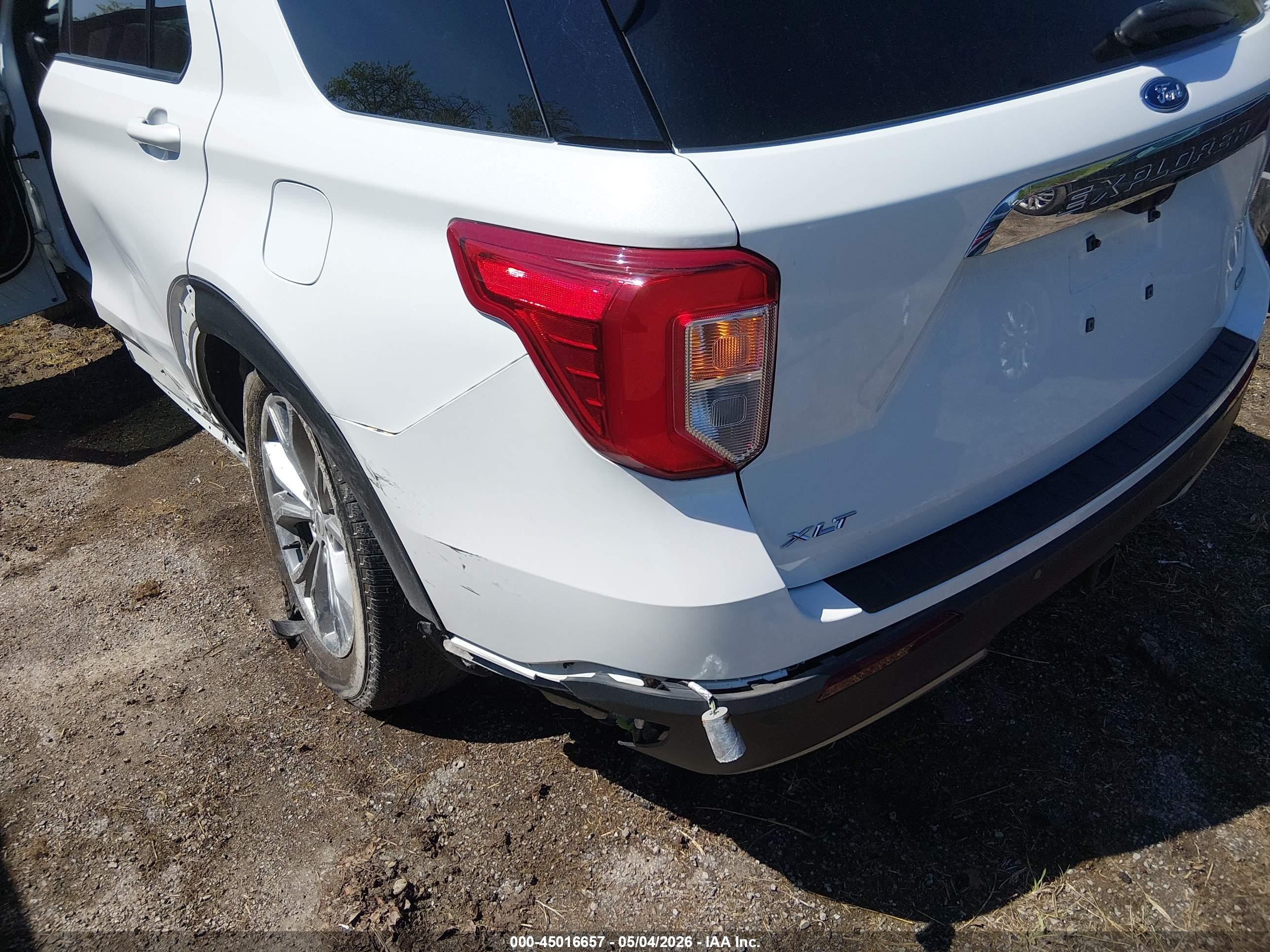2020 Ford Explorer Xlt Белый vin: 1FMSK8DH5LGB91309