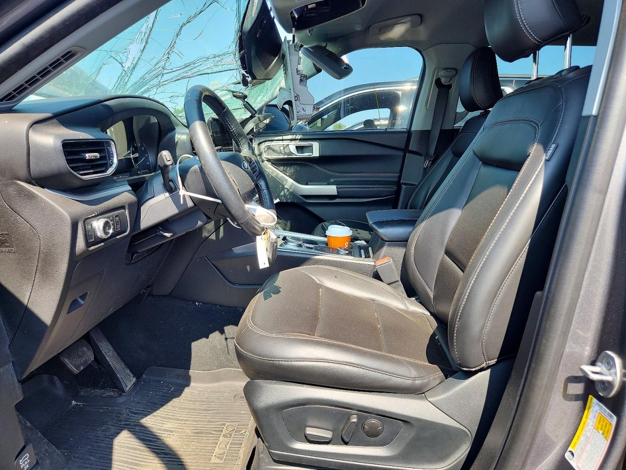 2022 Ford Explorer Xlt Gray vin: 1FMSK8DH5NGC34789