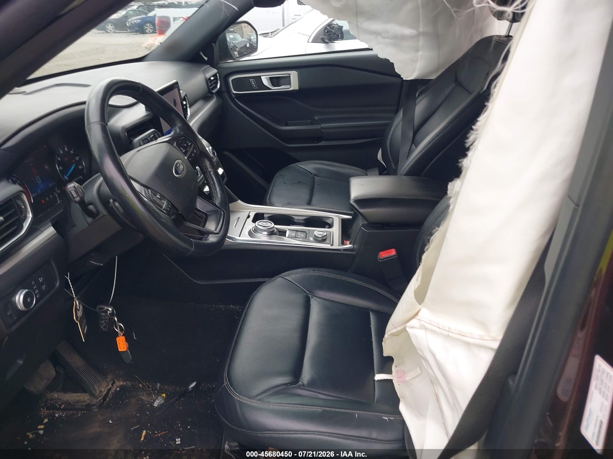 2020 Ford Explorer Xlt Red vin: 1FMSK8DH7LGA31593