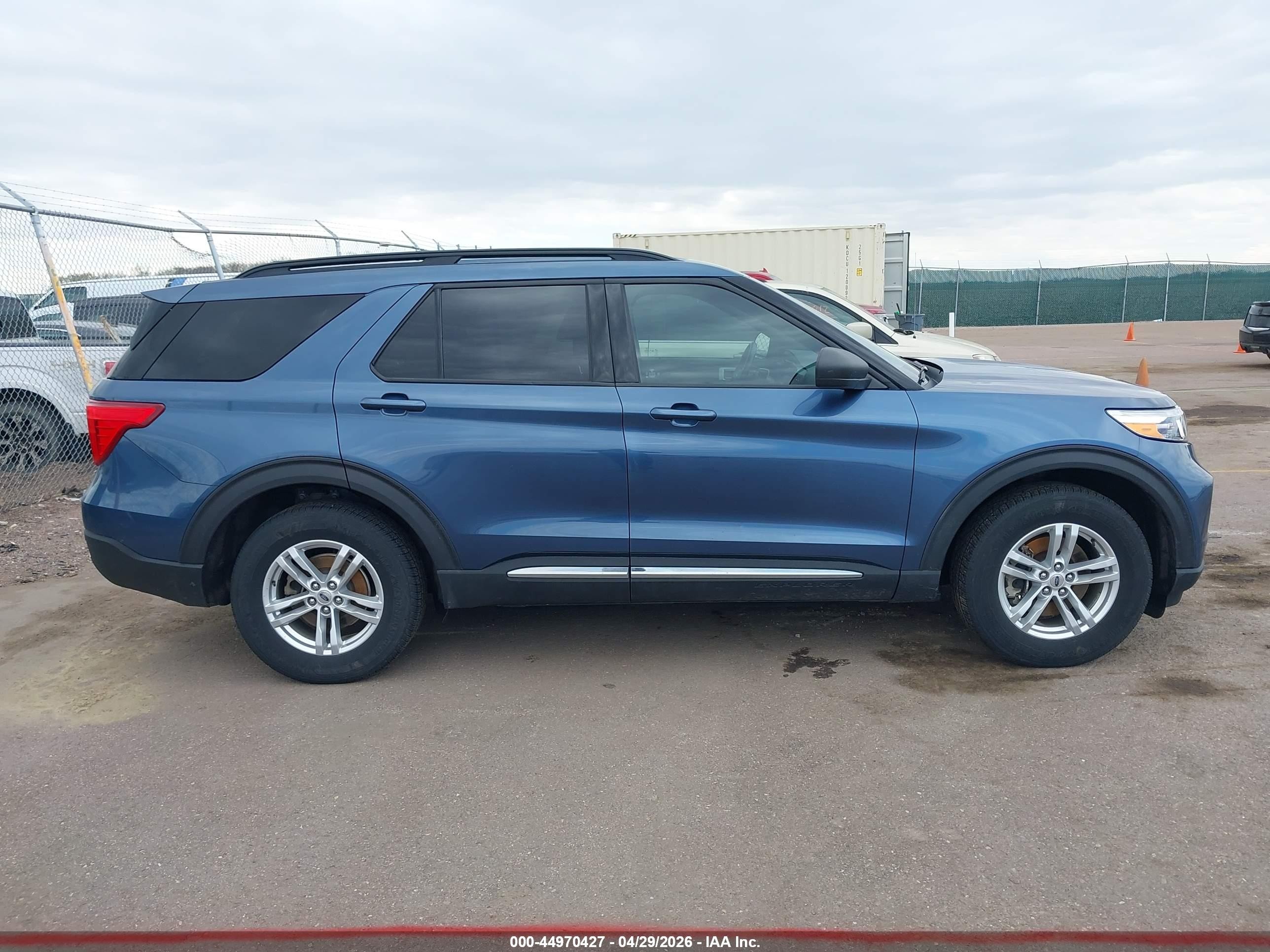 2020 Ford Explorer Xlt Blue vin: 1FMSK8DH7LGA92653