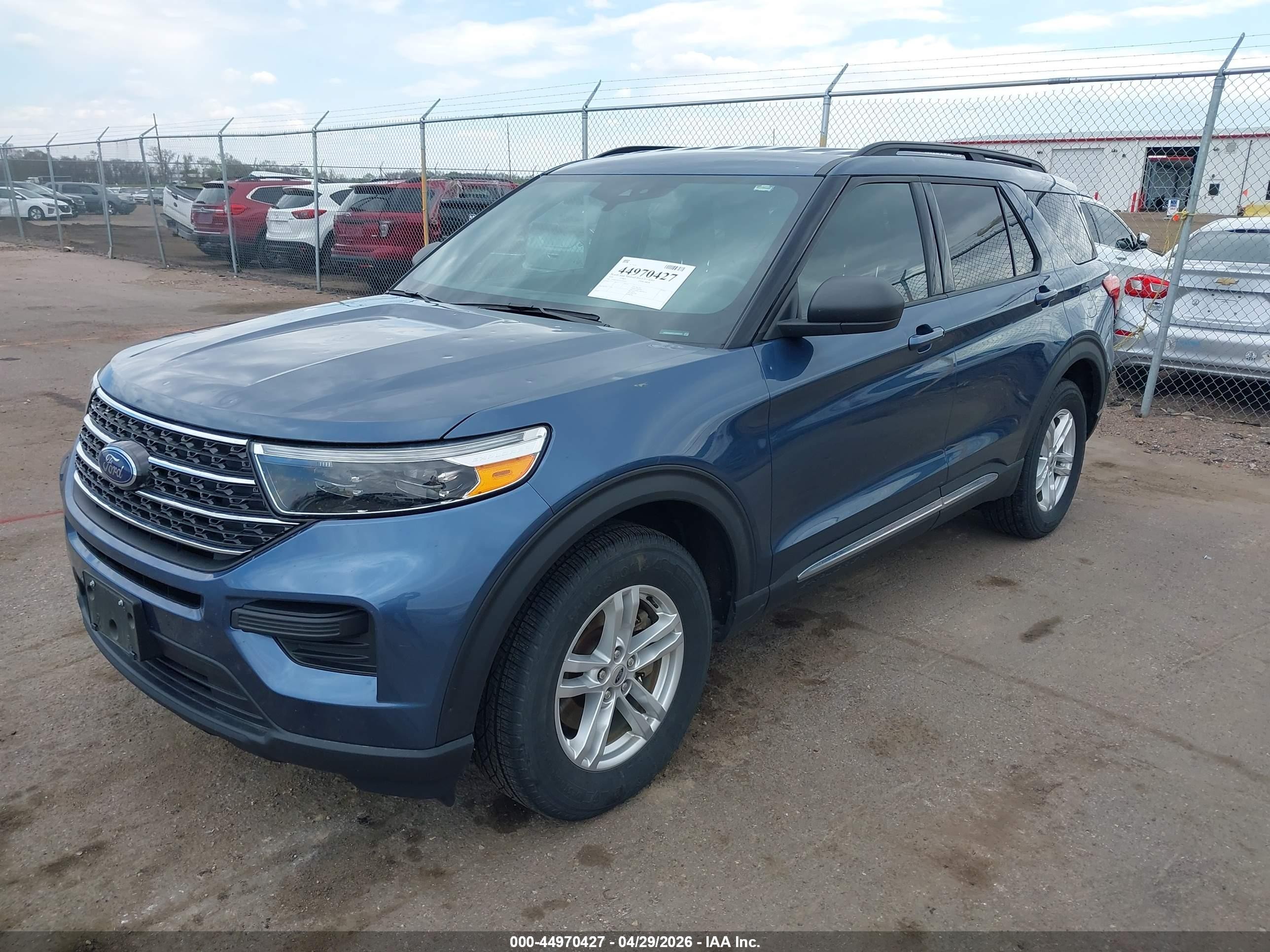2020 Ford Explorer Xlt Blue vin: 1FMSK8DH7LGA92653