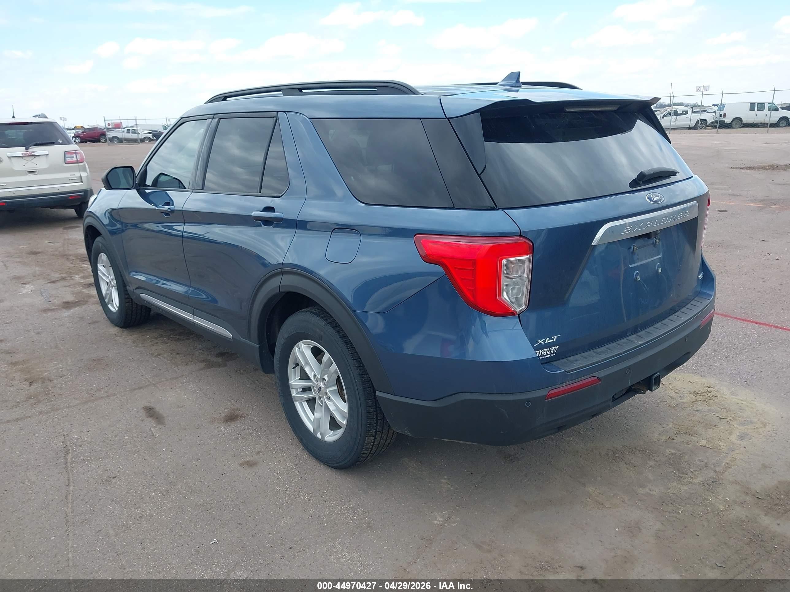 2020 Ford Explorer Xlt Blue vin: 1FMSK8DH7LGA92653