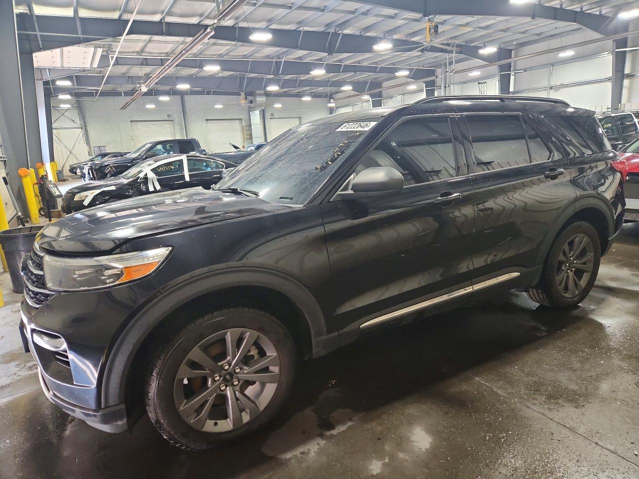 2020 Ford Explorer Xlt Black vin: 1FMSK8DH7LGC78869