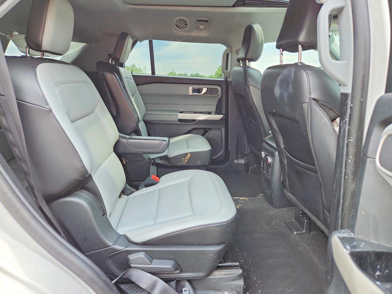 2021 Ford Explorer Xlt White vin: 1FMSK8DH7MGA92718