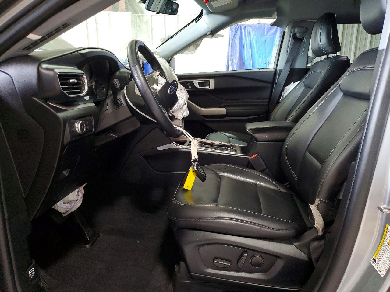 2021 Ford Explorer Xlt Silver vin: 1FMSK8DH7MGC27681