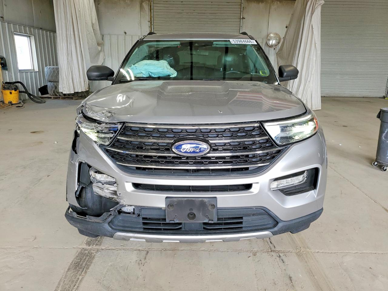 2021 Ford Explorer Xlt Silver vin: 1FMSK8DH7MGC27681