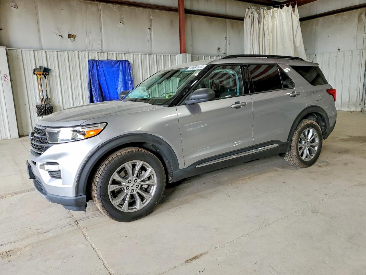 2021 Ford Explorer Xlt Silver vin: 1FMSK8DH7MGC27681