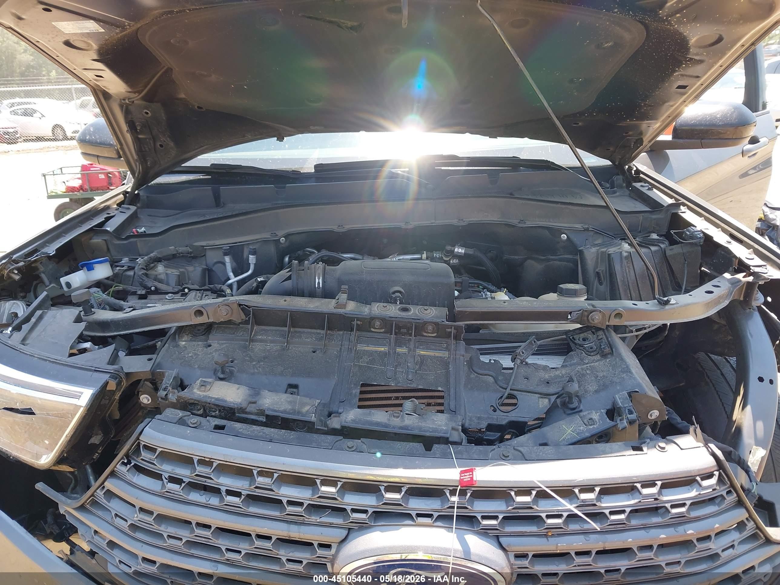 2022 Ford Explorer Xlt Gray vin: 1FMSK8DH7NGC17671