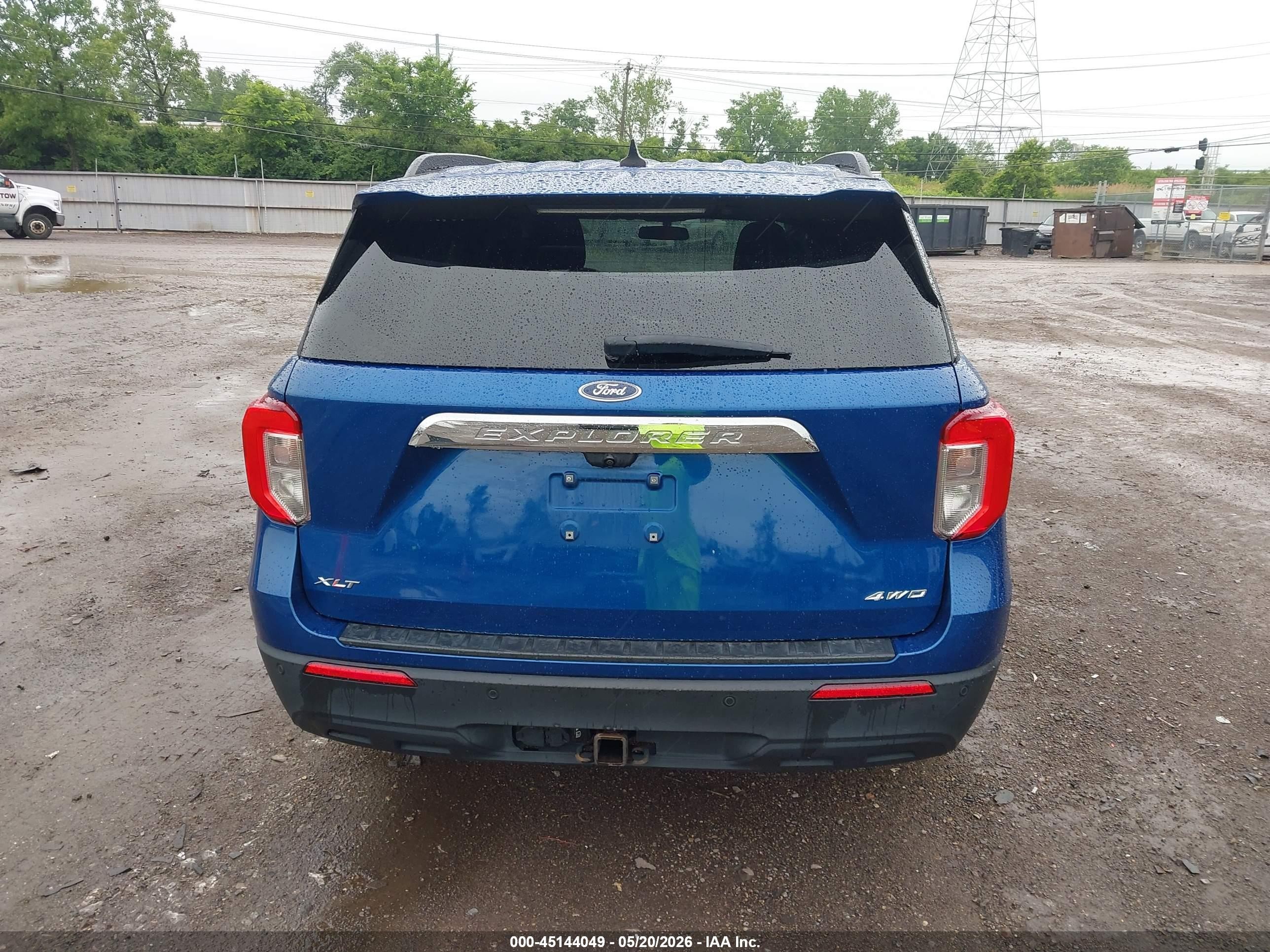 2022 Ford Explorer Xlt Blue vin: 1FMSK8DH7NGC20618