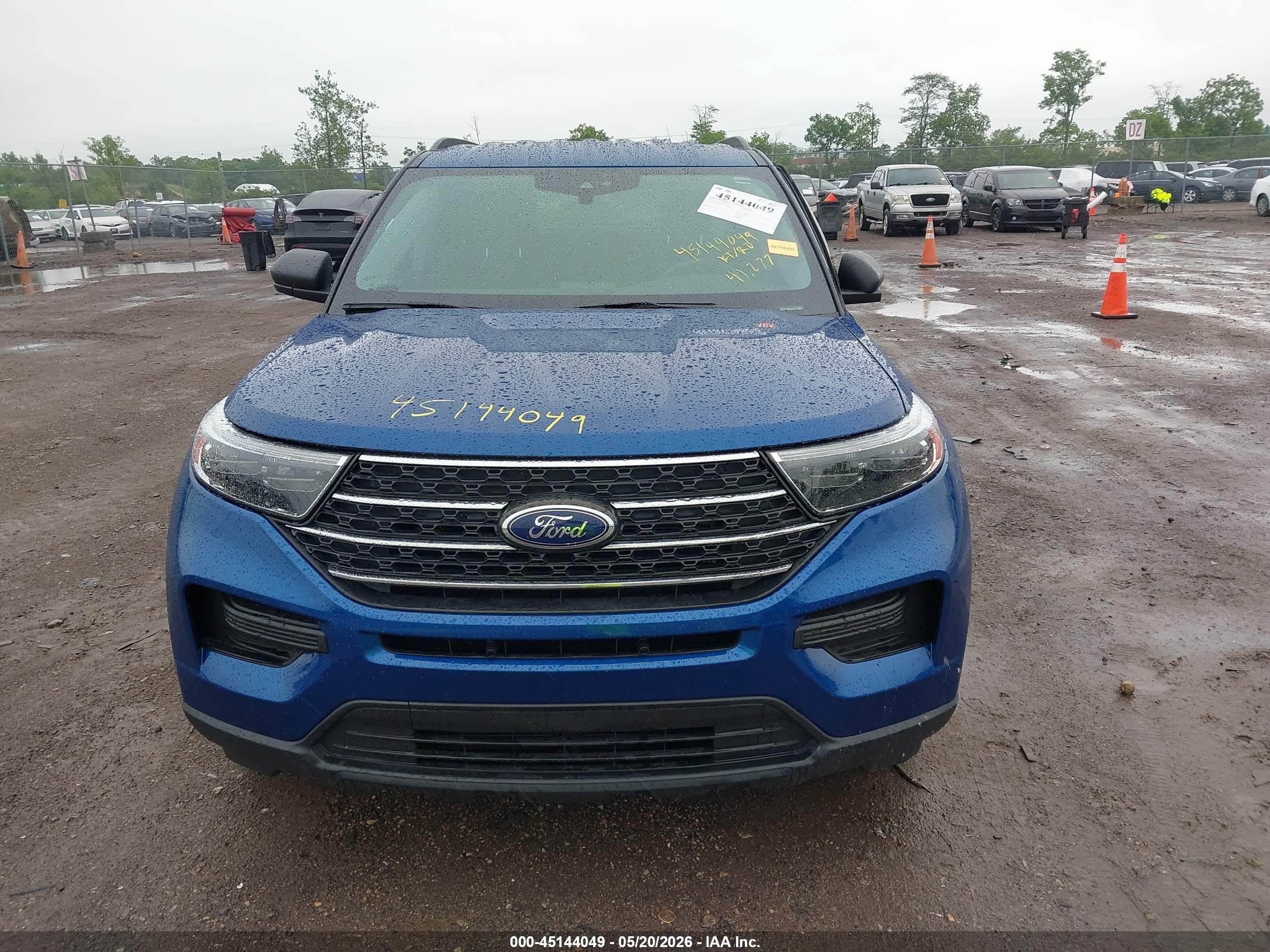 2022 Ford Explorer Xlt Blue vin: 1FMSK8DH7NGC20618