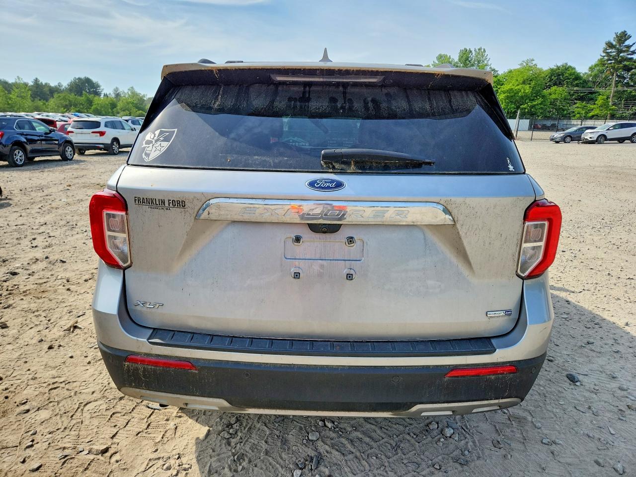 2020 Ford Explorer Xlt Silver vin: 1FMSK8DH8LGC95888