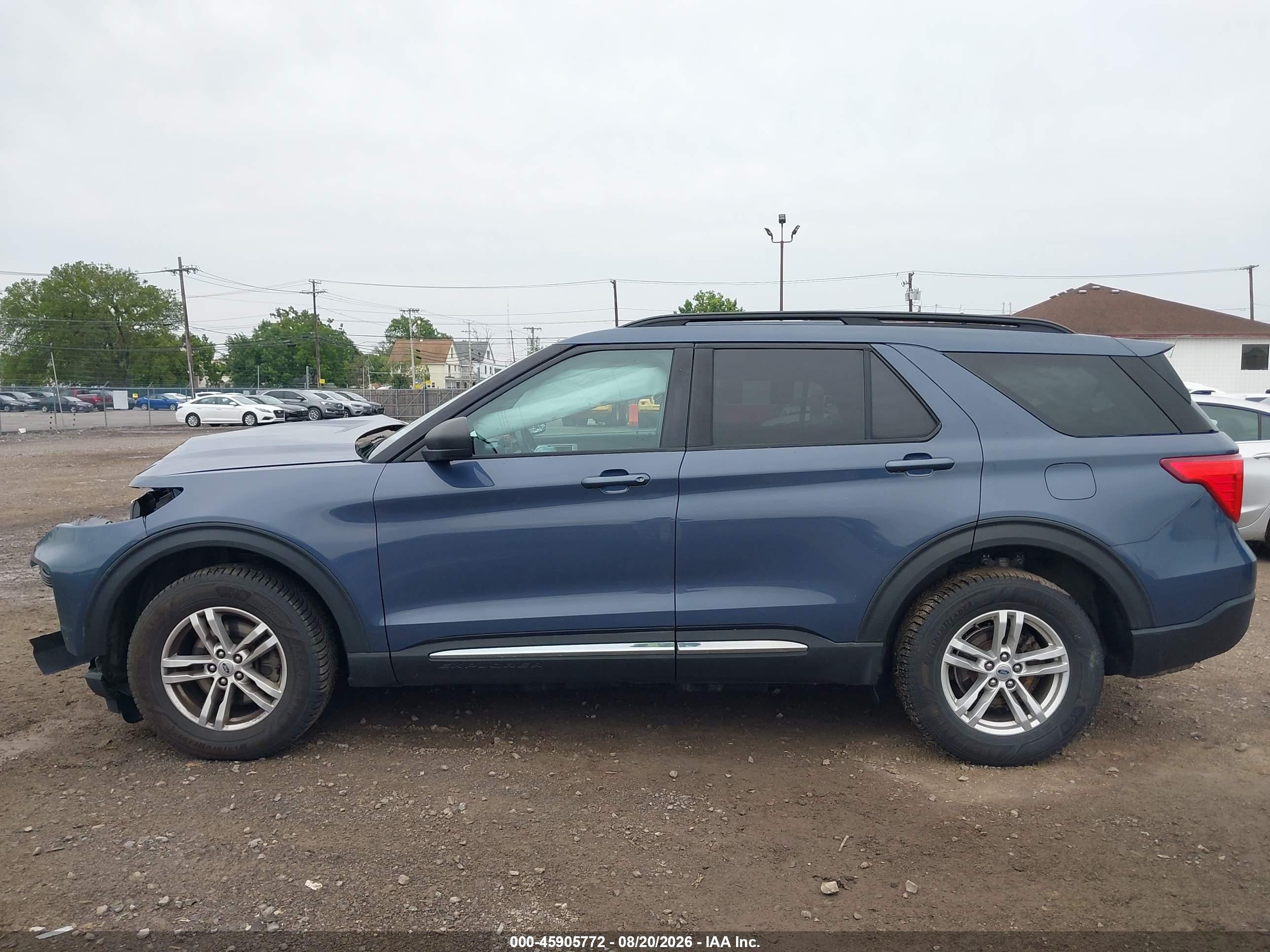 2021 Ford Explorer Xlt Blue vin: 1FMSK8DH8MGB87305