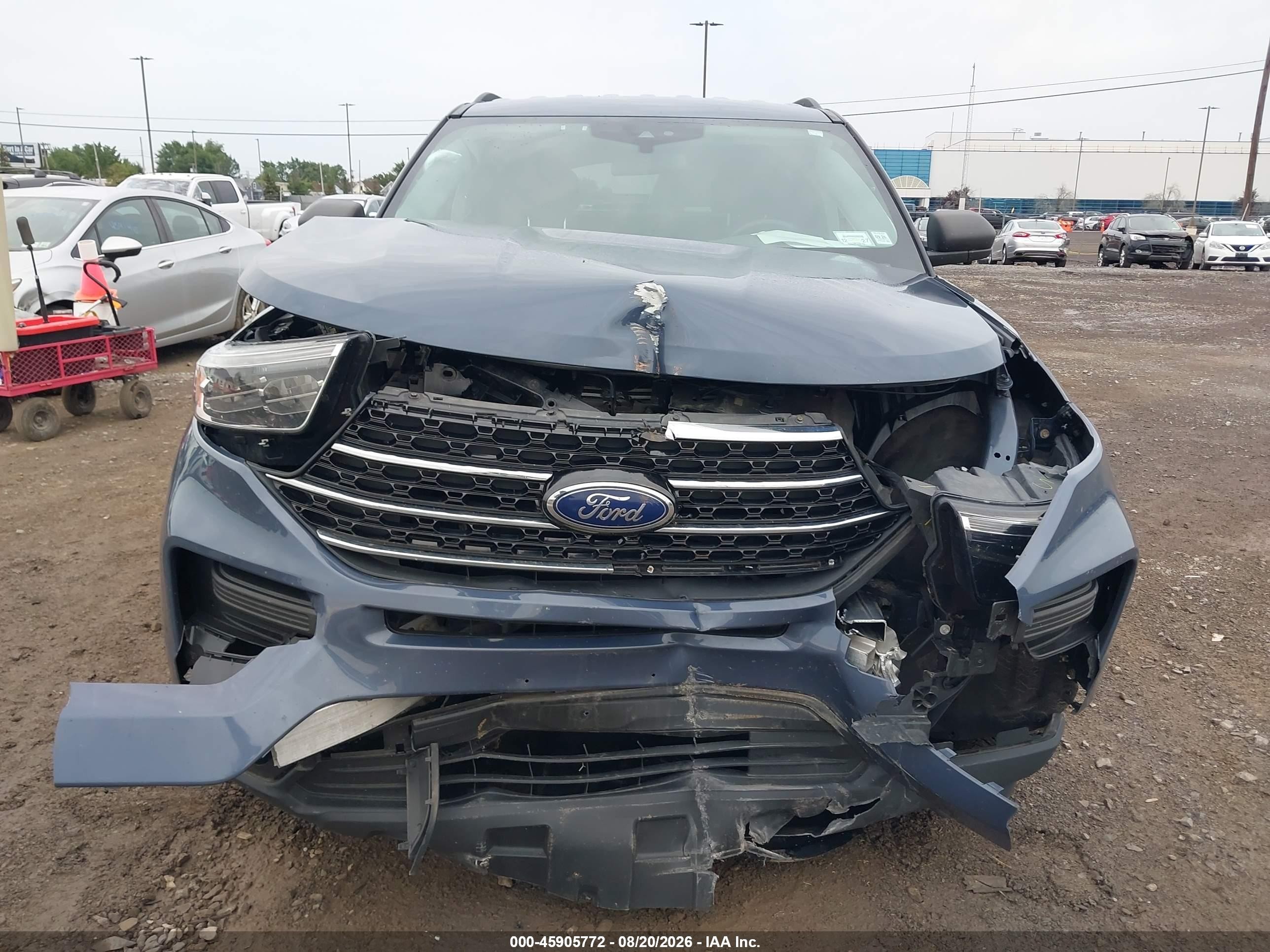 2021 Ford Explorer Xlt Blue vin: 1FMSK8DH8MGB87305