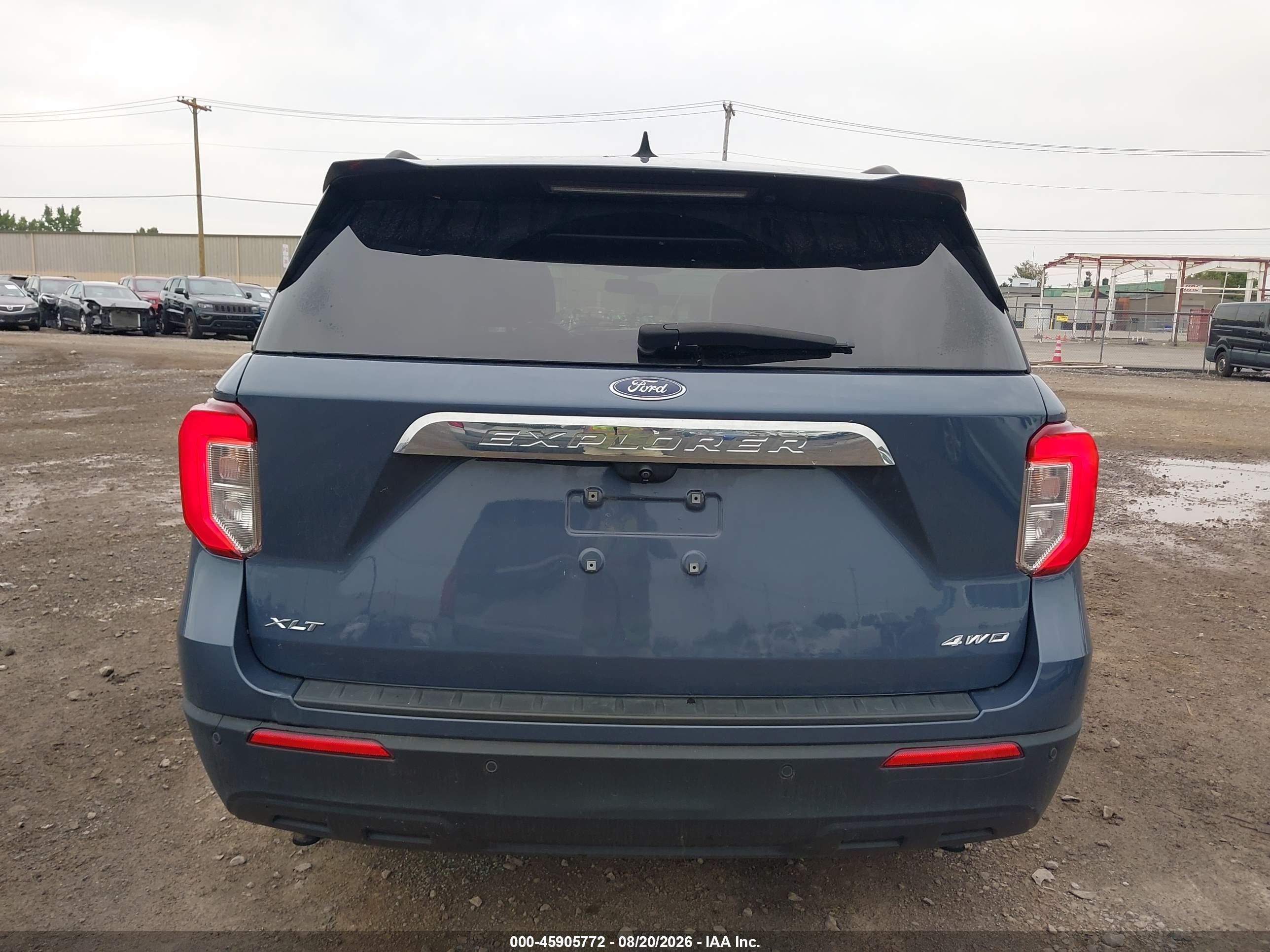2021 Ford Explorer Xlt Blue vin: 1FMSK8DH8MGB87305