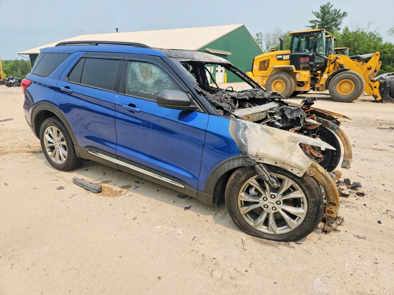 2020 Ford Explorer Xlt Blue vin: 1FMSK8DH9LGB44350