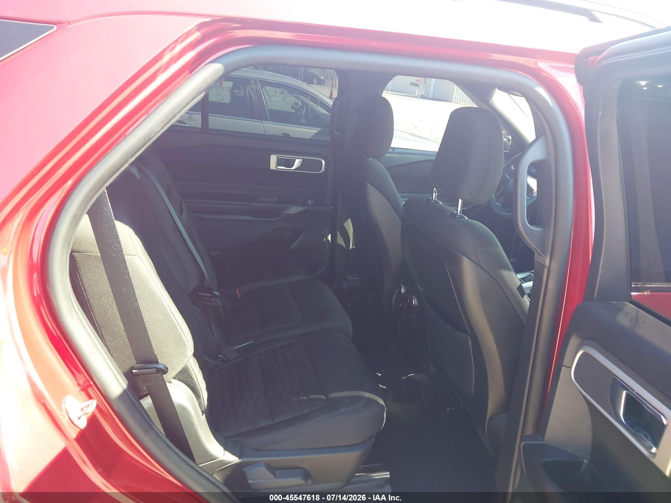 2020 Ford Explorer Xlt Red vin: 1FMSK8DH9LGB49824