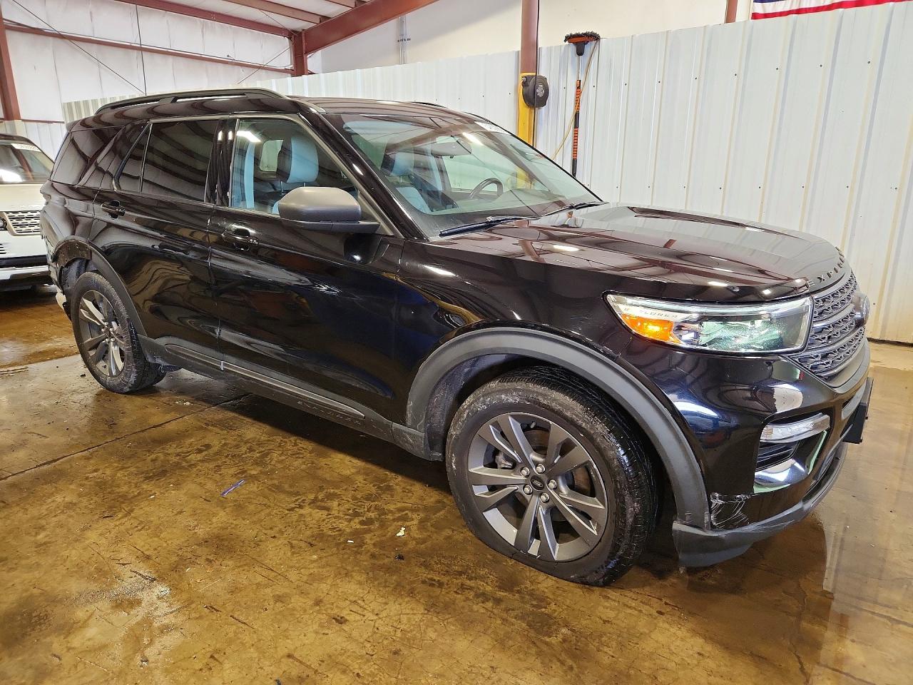 2021 Ford Explorer Xlt Black vin: 1FMSK8DH9MGA66962