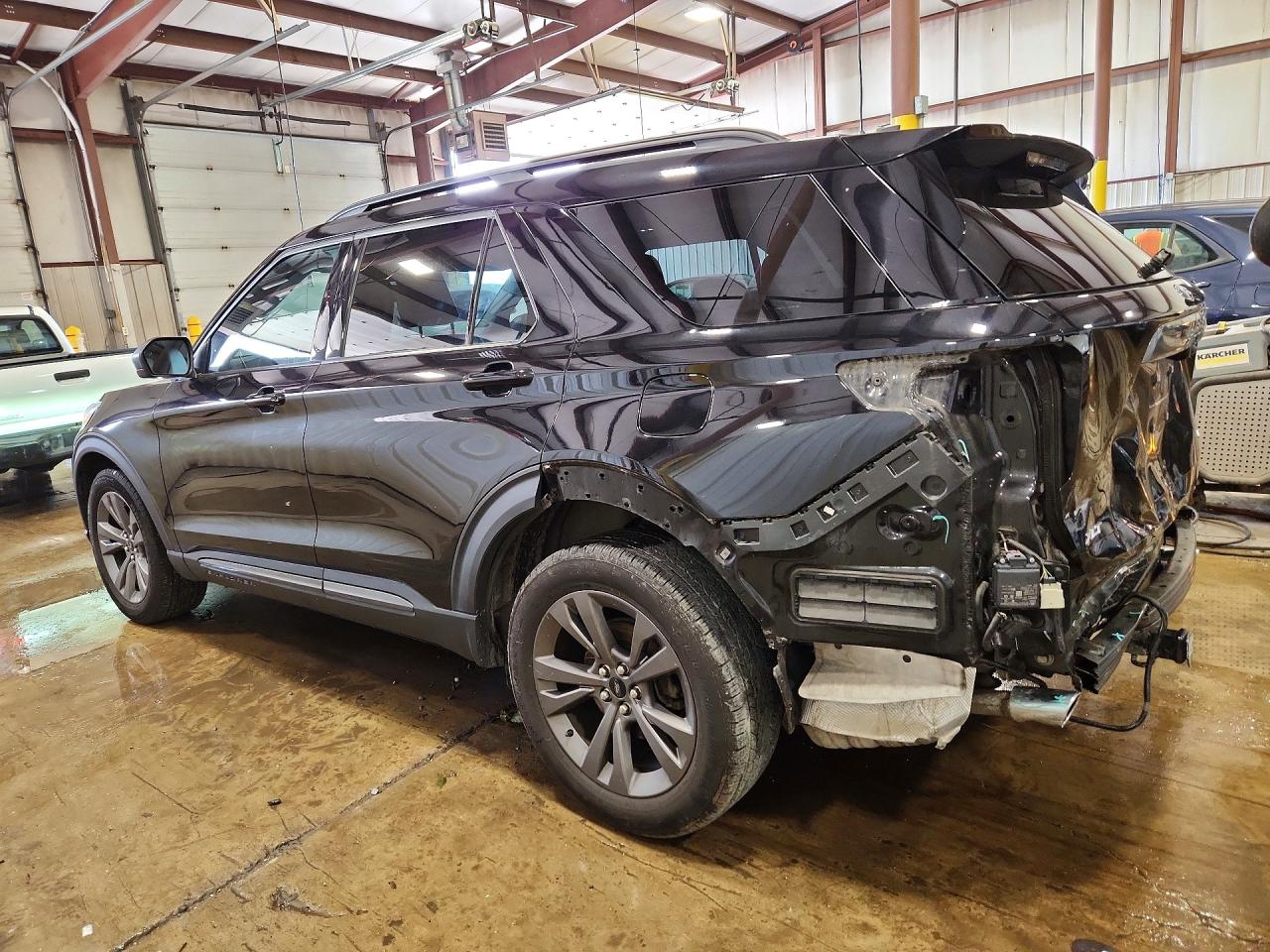 2021 Ford Explorer Xlt Black vin: 1FMSK8DH9MGA66962