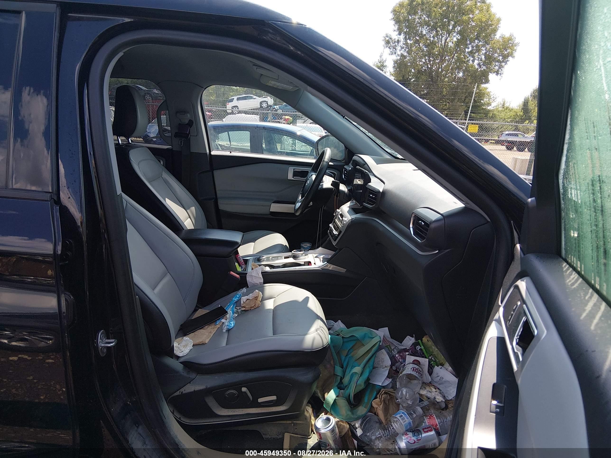 2021 Ford Explorer Xlt Black vin: 1FMSK8DH9MGA93336