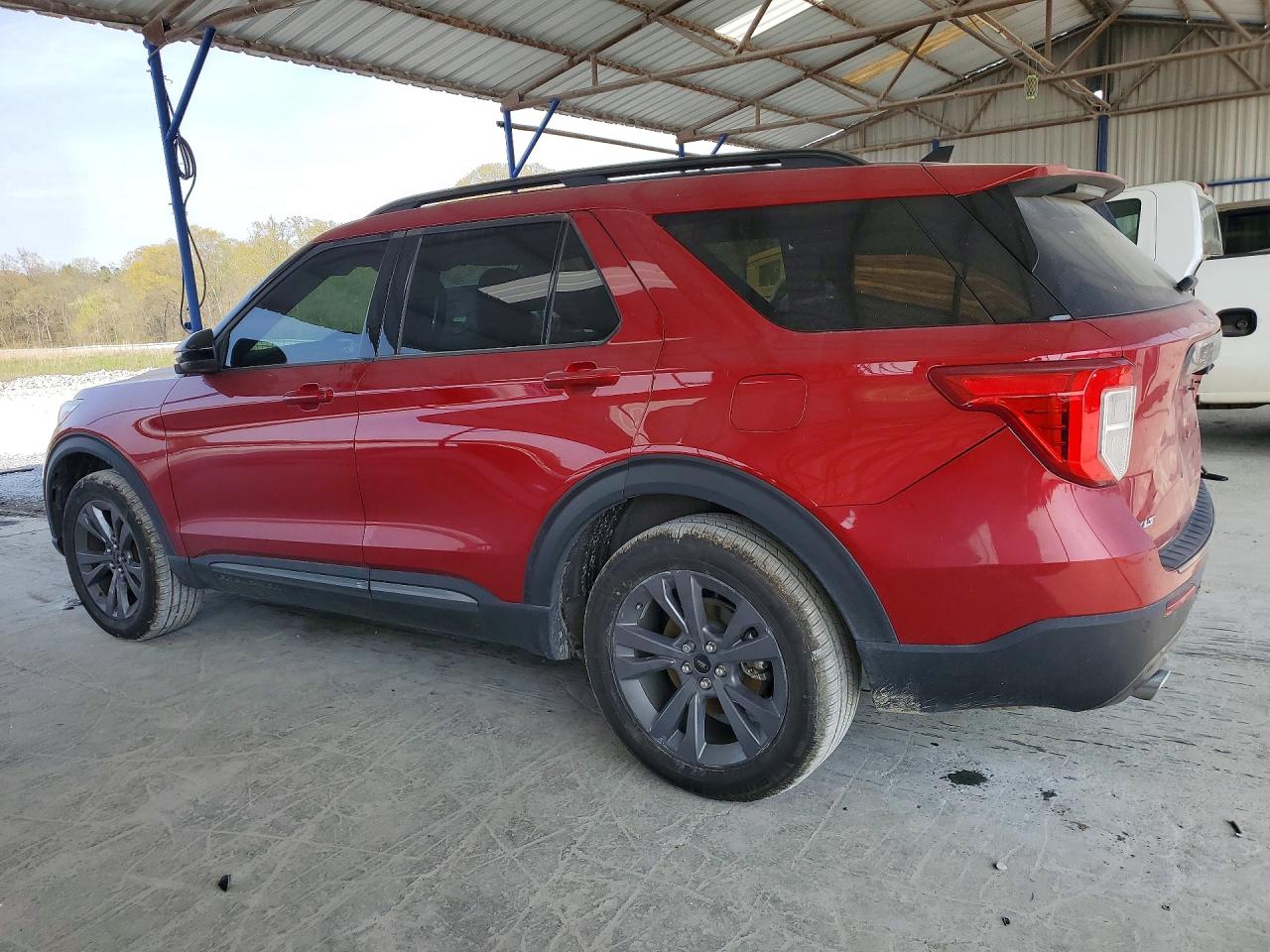 2022 Ford Explorer Red vin: 1FMSK8DH9NGC17722