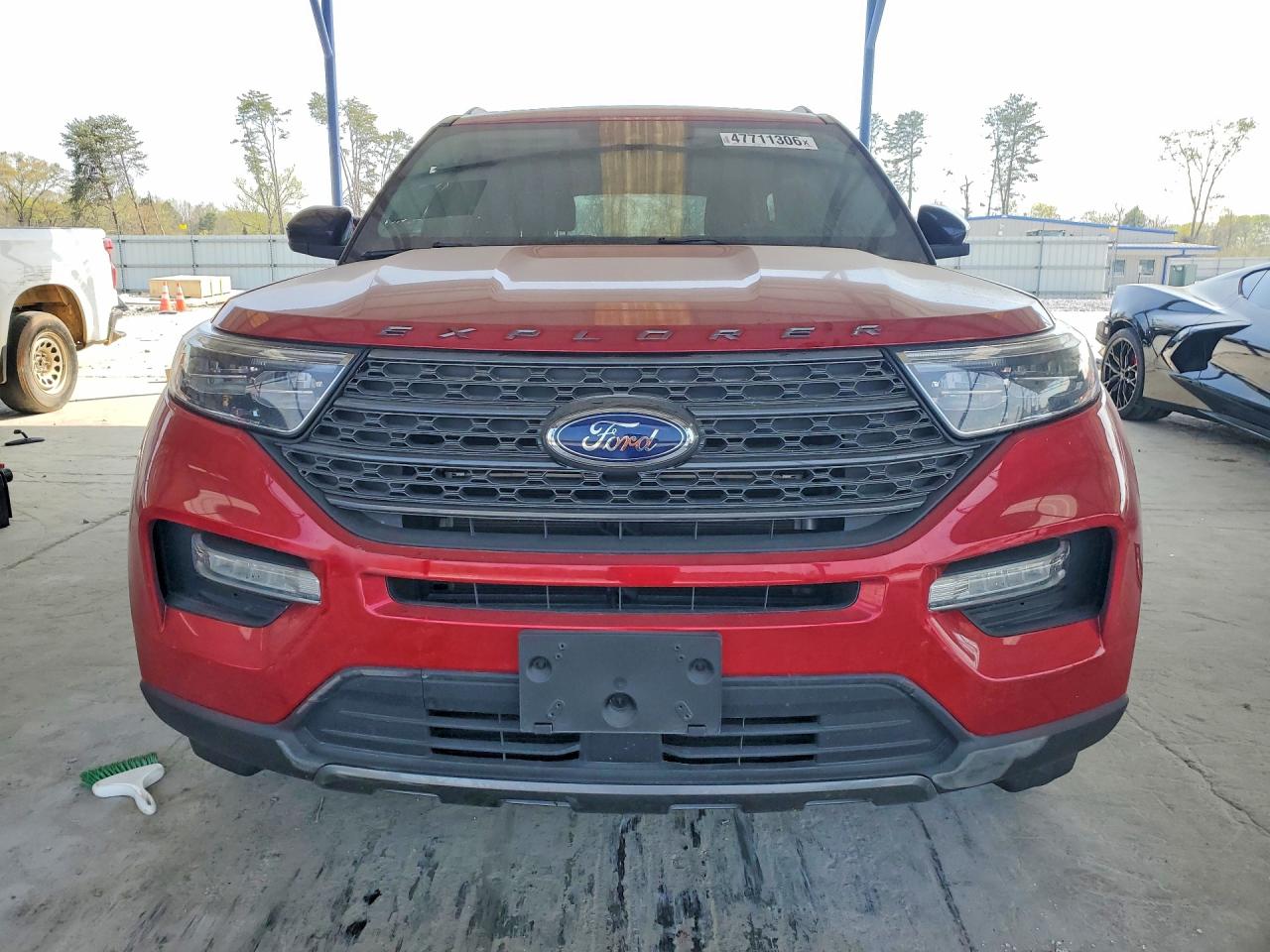 2022 Ford Explorer Red vin: 1FMSK8DH9NGC17722