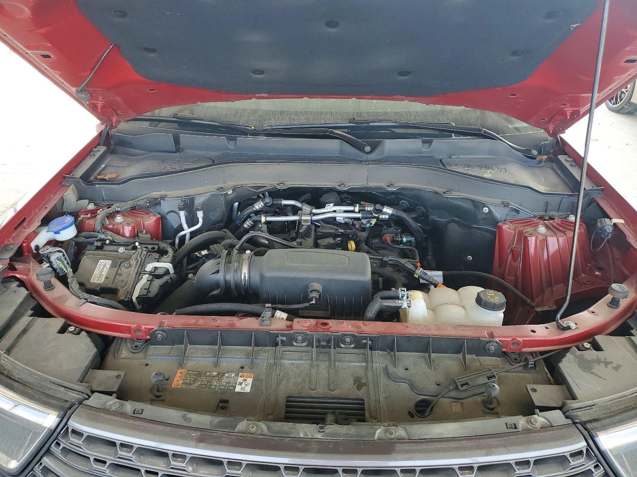 2022 Ford Explorer Red vin: 1FMSK8DH9NGC17722