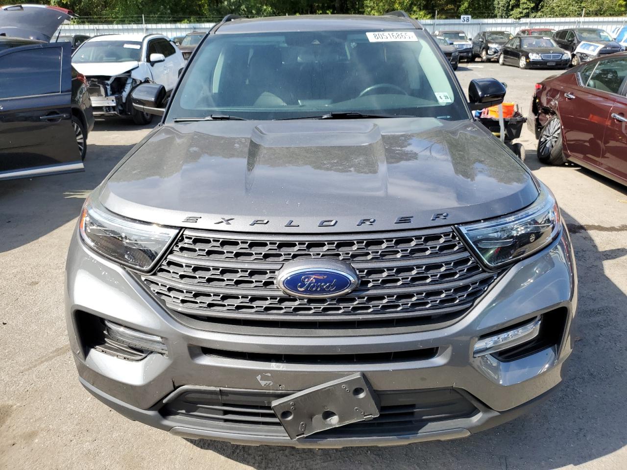 2023 Ford Explorer Xlt Gray vin: 1FMSK8DHXPGA71317
