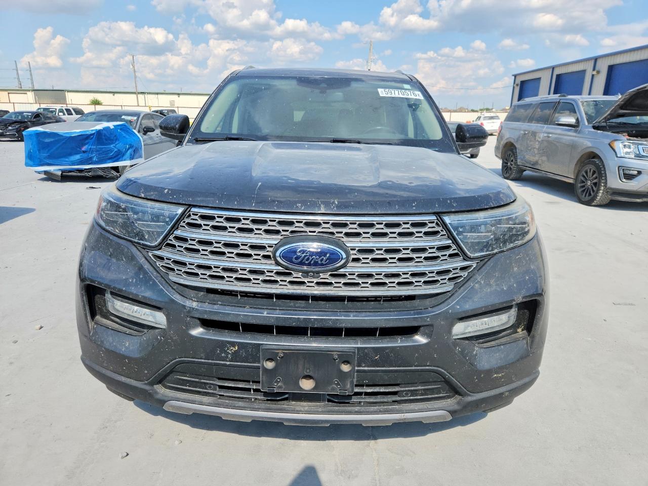 2020 Ford Explorer Limited Gray vin: 1FMSK8FH0LGA06029