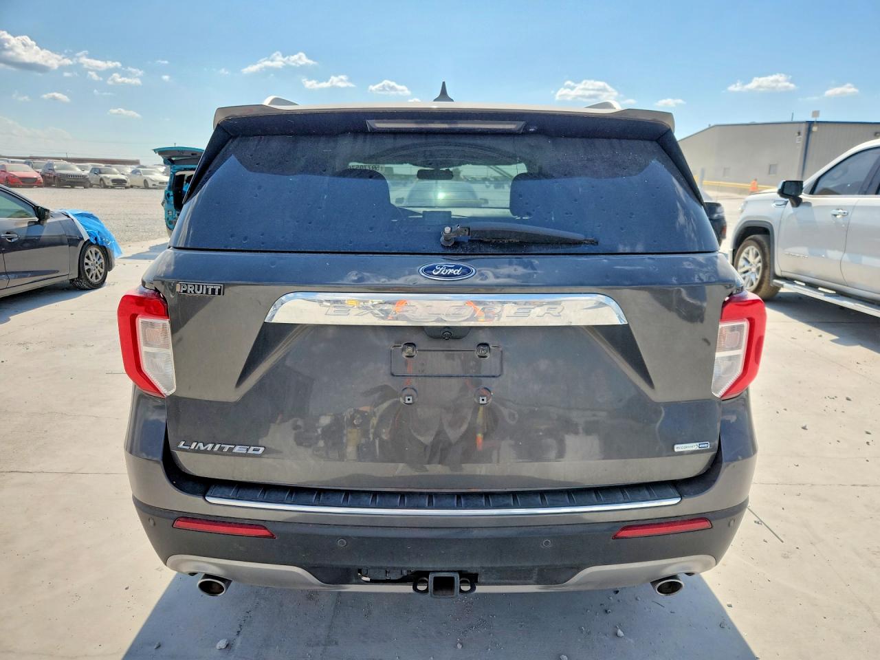 2020 Ford Explorer Limited Gray vin: 1FMSK8FH0LGA06029