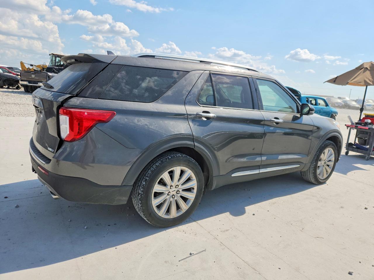 2020 Ford Explorer Limited Gray vin: 1FMSK8FH0LGA06029