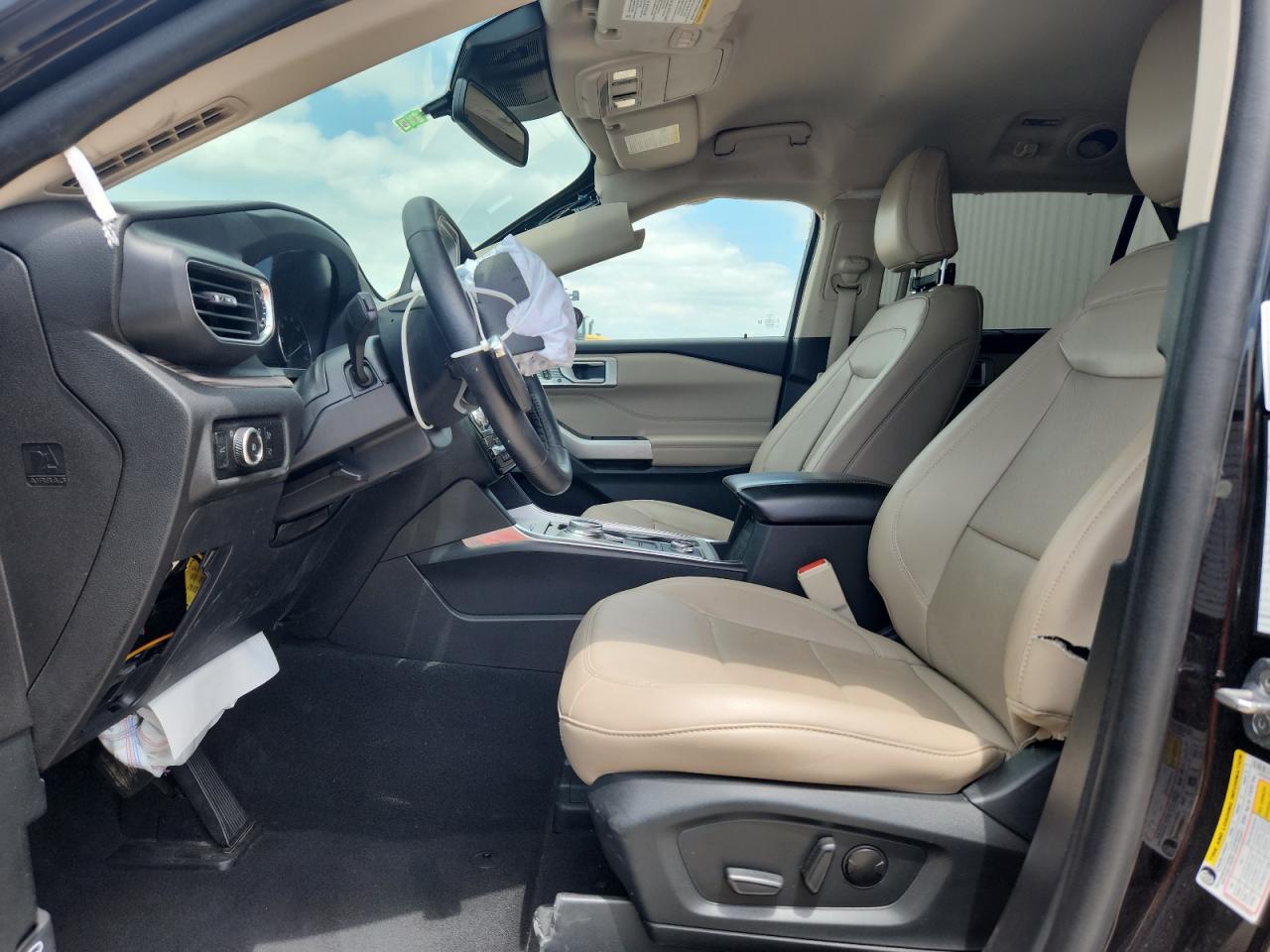2023 Ford Explorer Limited Black vin: 1FMSK8FH1PGB22698 Damage: Airbag - Front Left, Deployed, Replacement Required