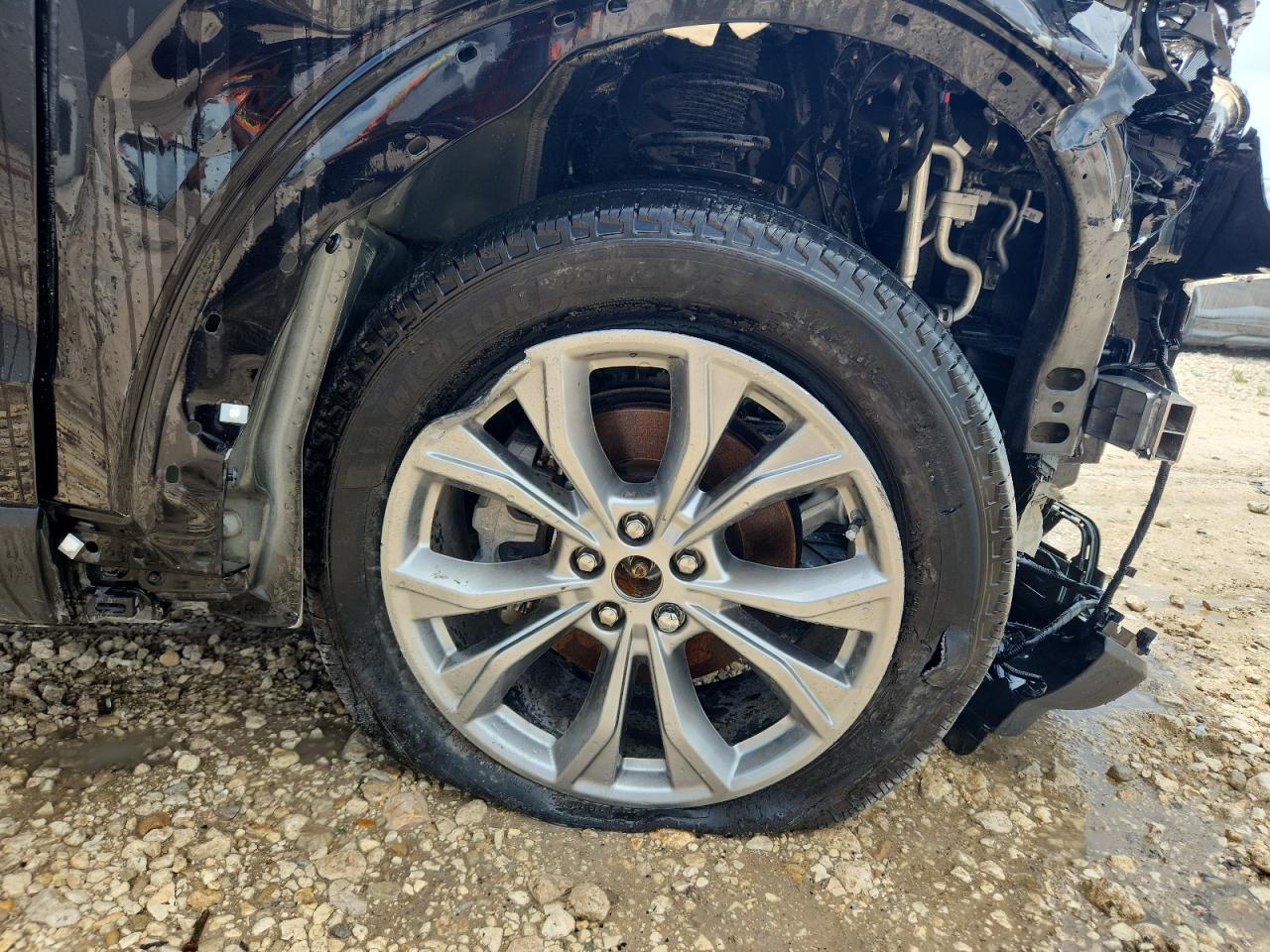 2023 Ford Explorer Limited Black vin: 1FMSK8FH1PGB22698 Damage: Right Front Wheel, Bent, Replacement Required
