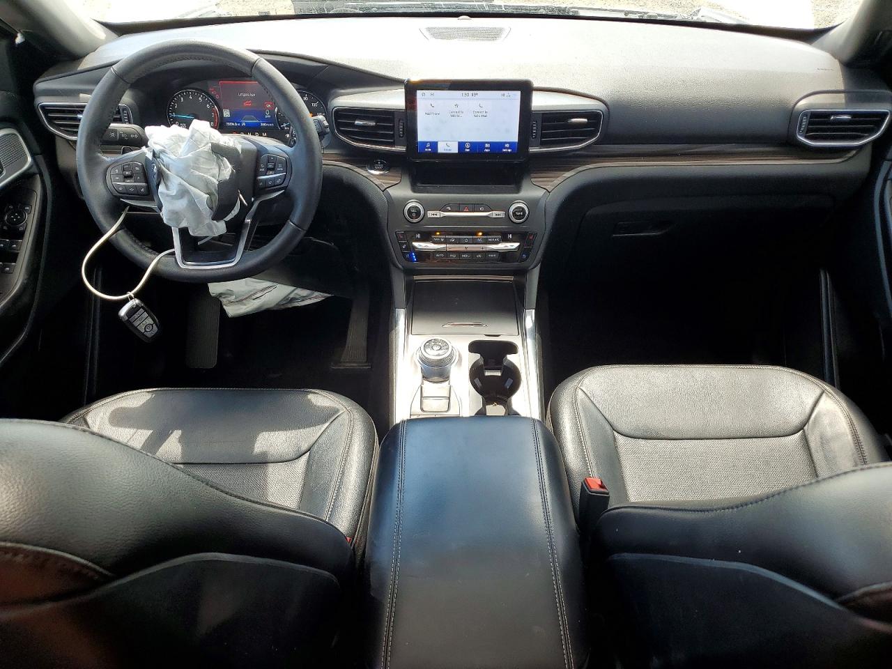 2020 Ford Explorer Limited White vin: 1FMSK8FH2LGA63834