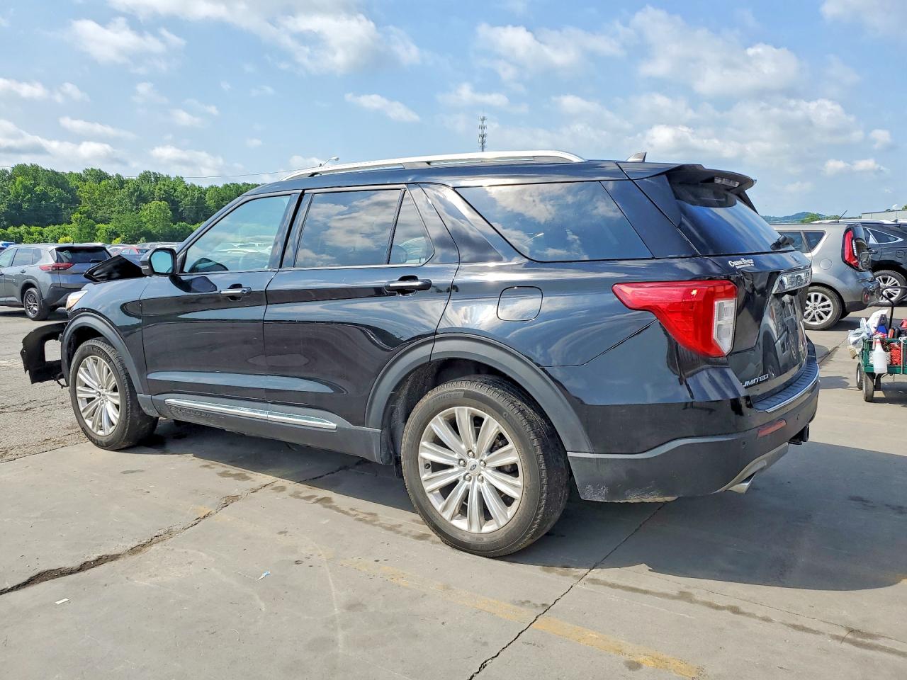 2021 Ford Explorer Limited Black vin: 1FMSK8FH4MGA03555