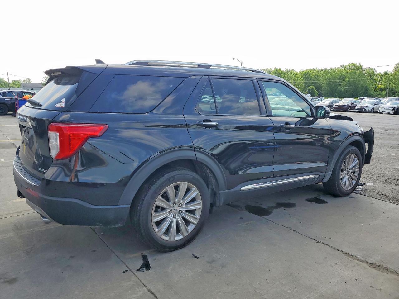 2021 Ford Explorer Limited Black vin: 1FMSK8FH4MGA03555