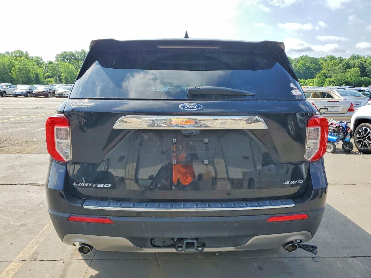 2021 Ford Explorer Limited Black vin: 1FMSK8FH4MGA03555