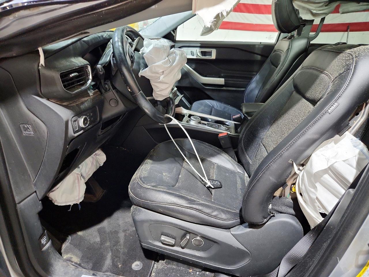 2020 Ford Explorer Limited Silver vin: 1FMSK8FH5LGC84635