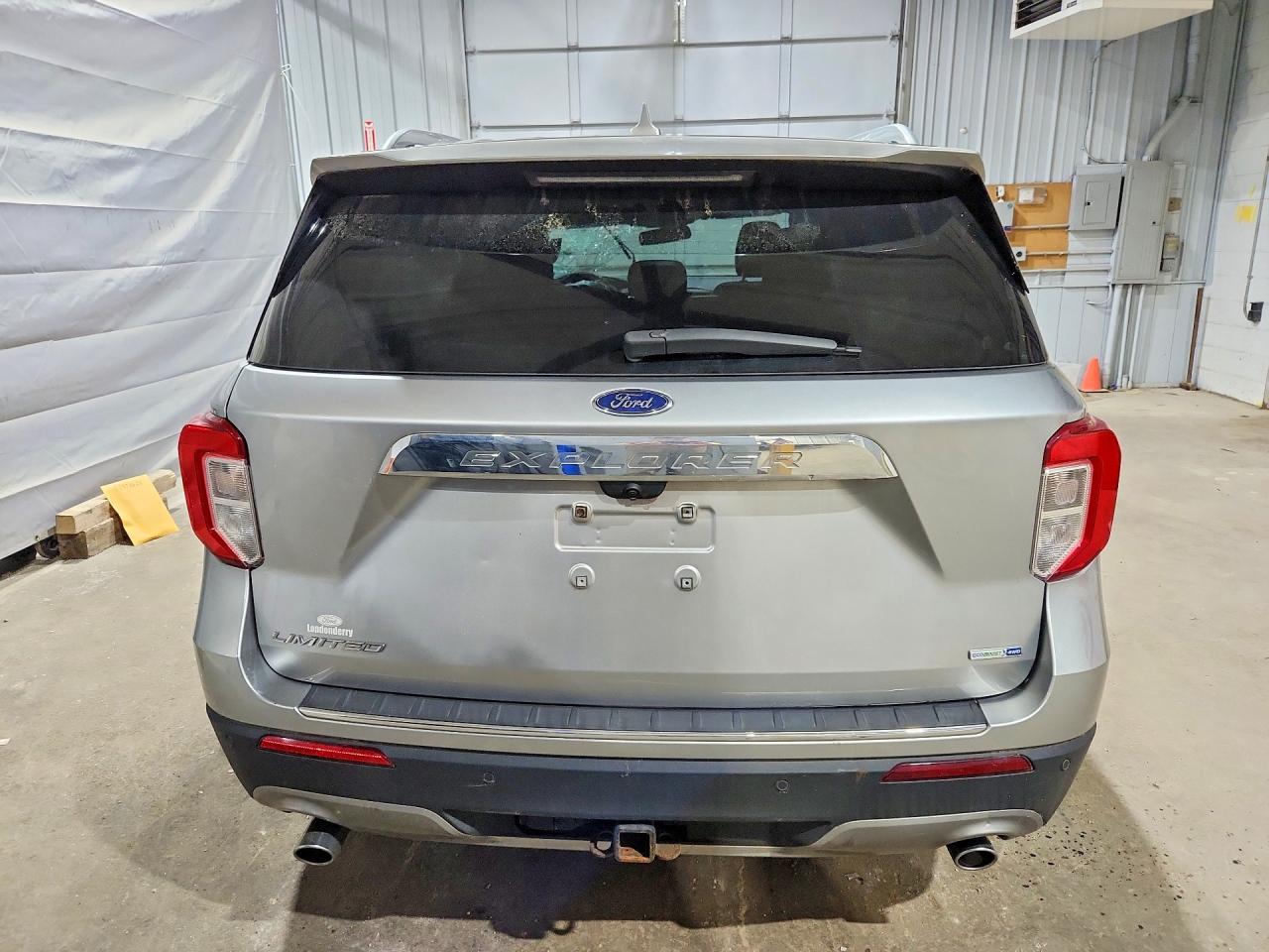 2020 Ford Explorer Limited Silver vin: 1FMSK8FH5LGC84635