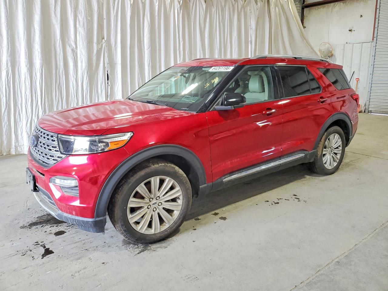 2020 Ford Explorer Limited Red vin: 1FMSK8FH7LGA46589