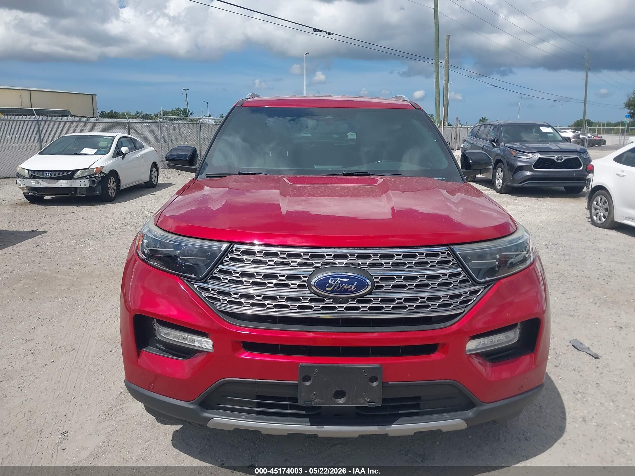 2020 Ford Explorer Limited Красный vin: 1FMSK8FH7LGB59734