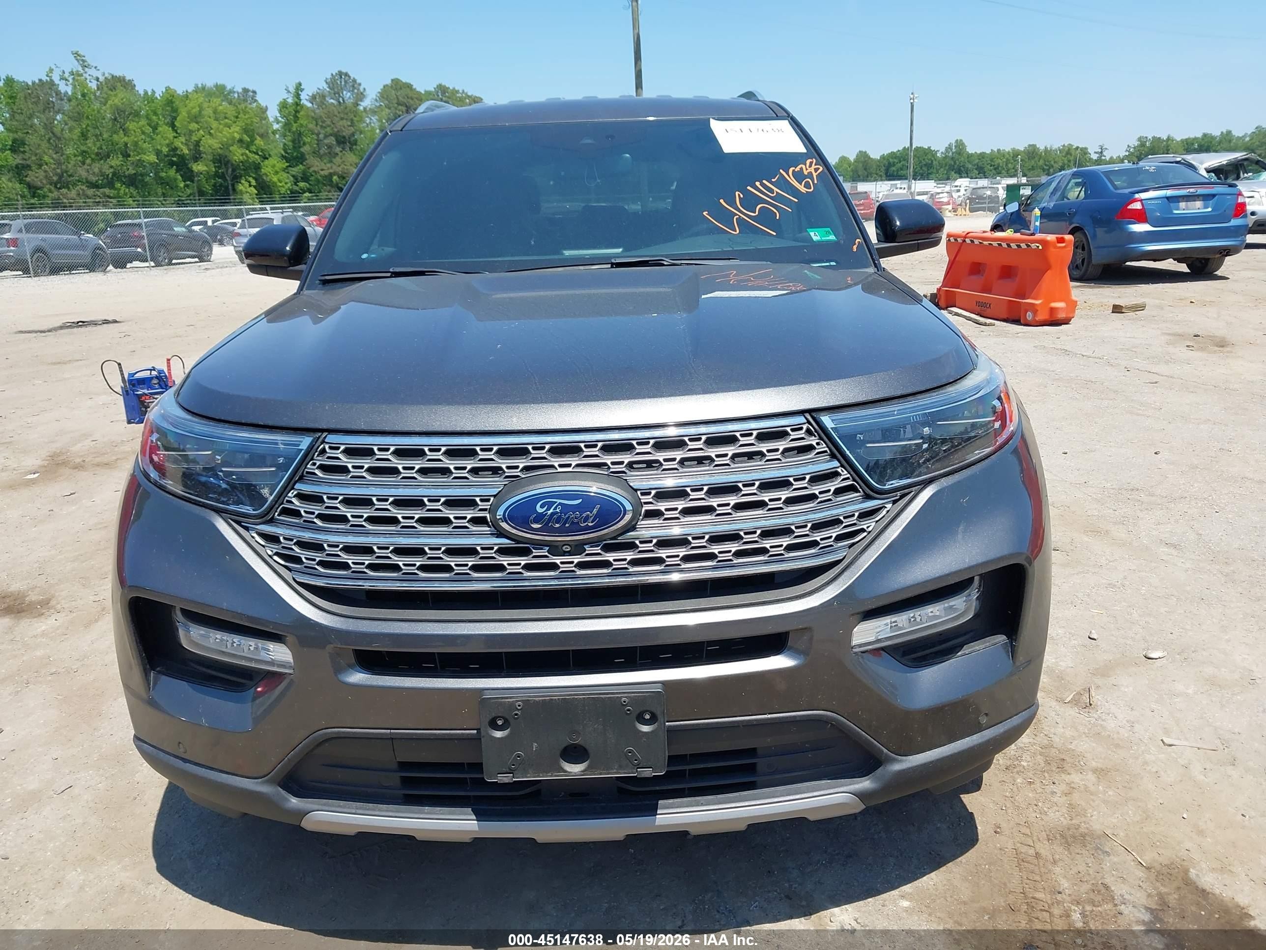 2020 Ford Explorer Limited Серый vin: 1FMSK8FH7LGB83368