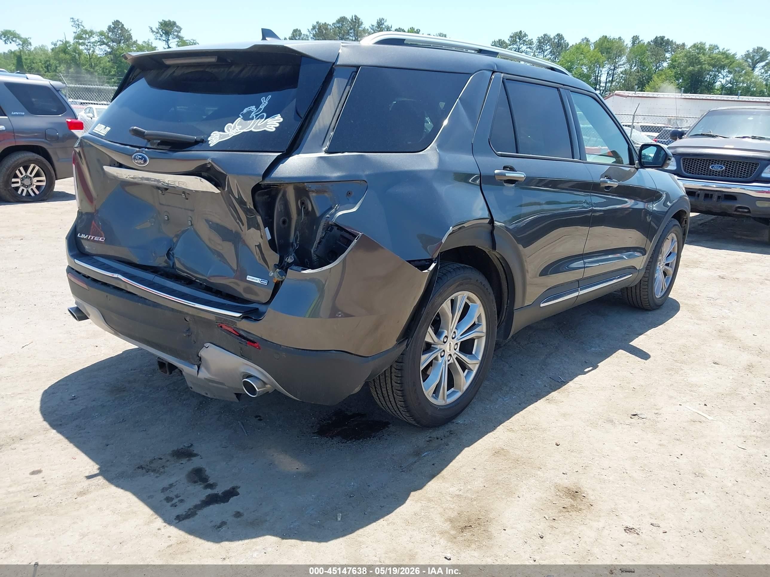 2020 Ford Explorer Limited Серый vin: 1FMSK8FH7LGB83368