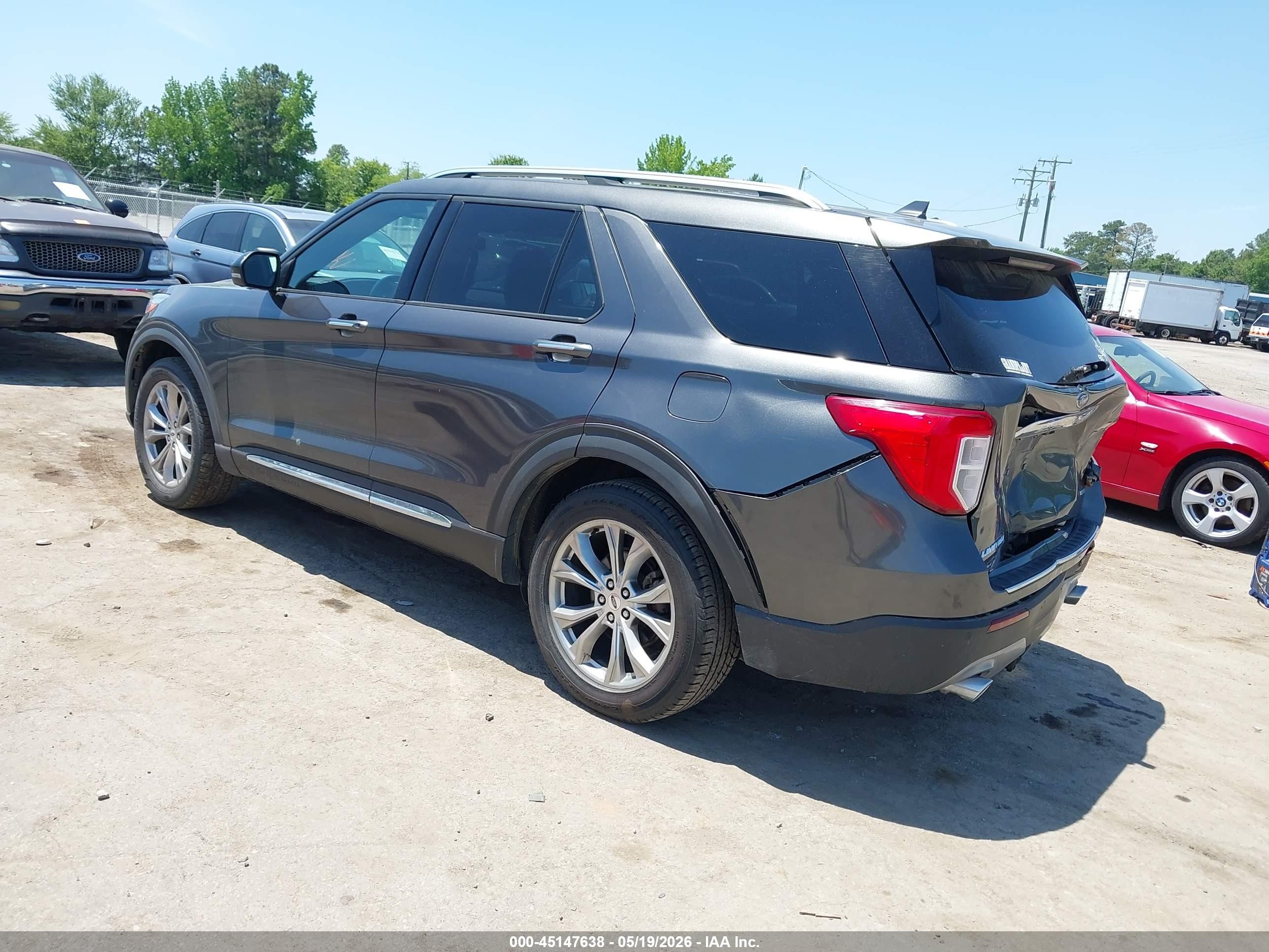 2020 Ford Explorer Limited Серый vin: 1FMSK8FH7LGB83368