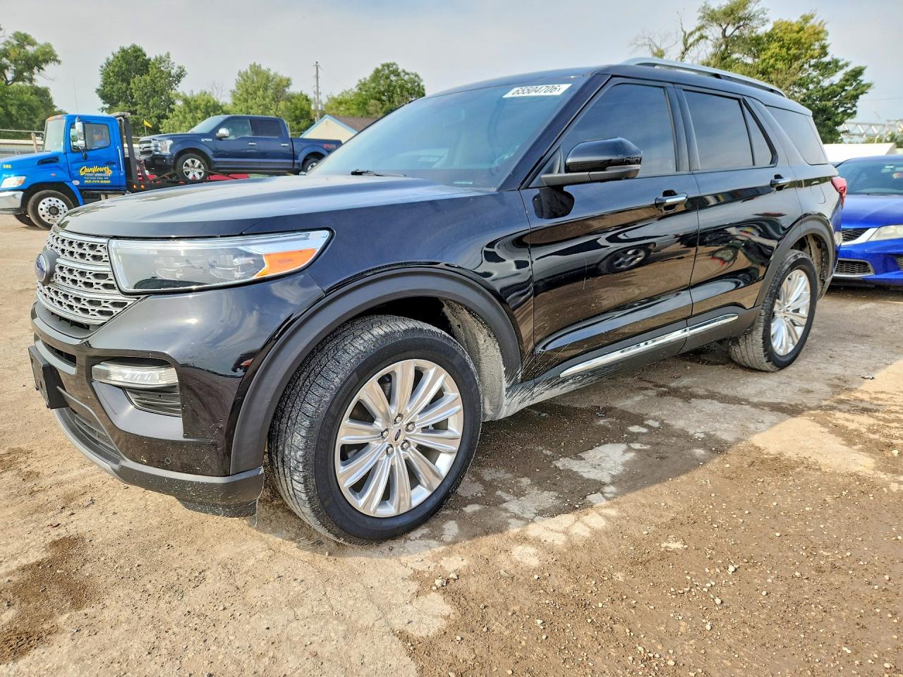 2021 Ford Explorer Limited Black vin: 1FMSK8FH7MGC35468