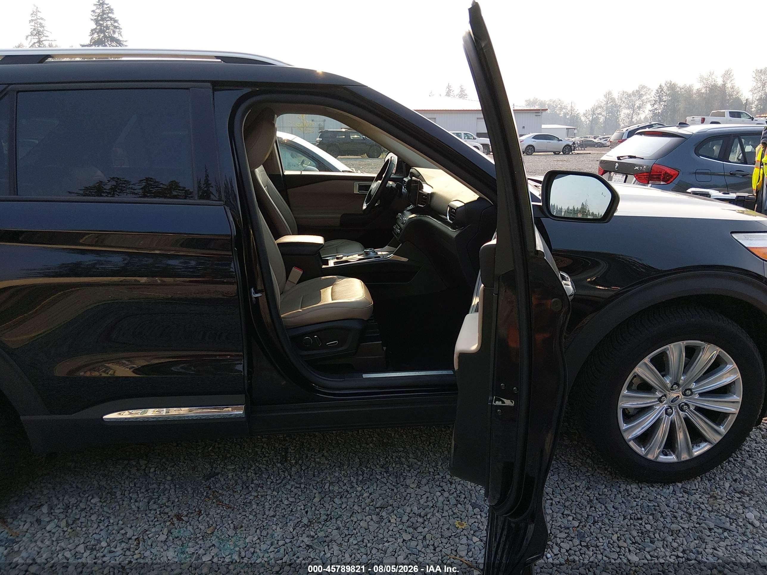2020 Ford Explorer Limited Black vin: 1FMSK8FH8LGA45192