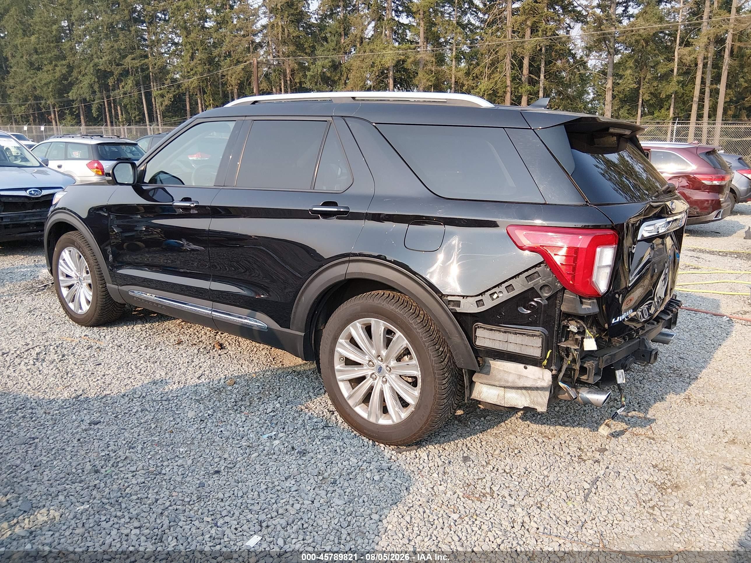 2020 Ford Explorer Limited Black vin: 1FMSK8FH8LGA45192
