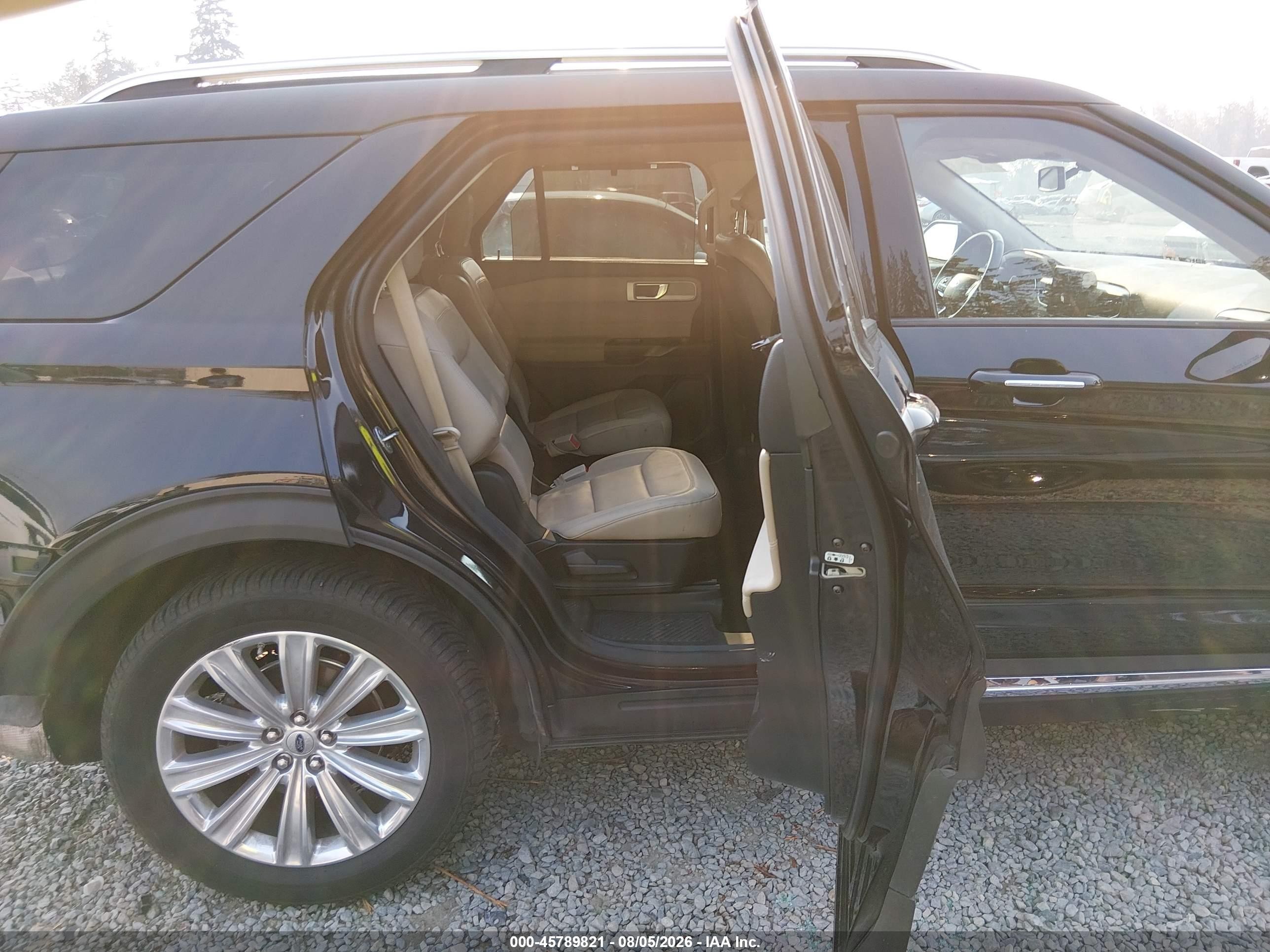 2020 Ford Explorer Limited Black vin: 1FMSK8FH8LGA45192