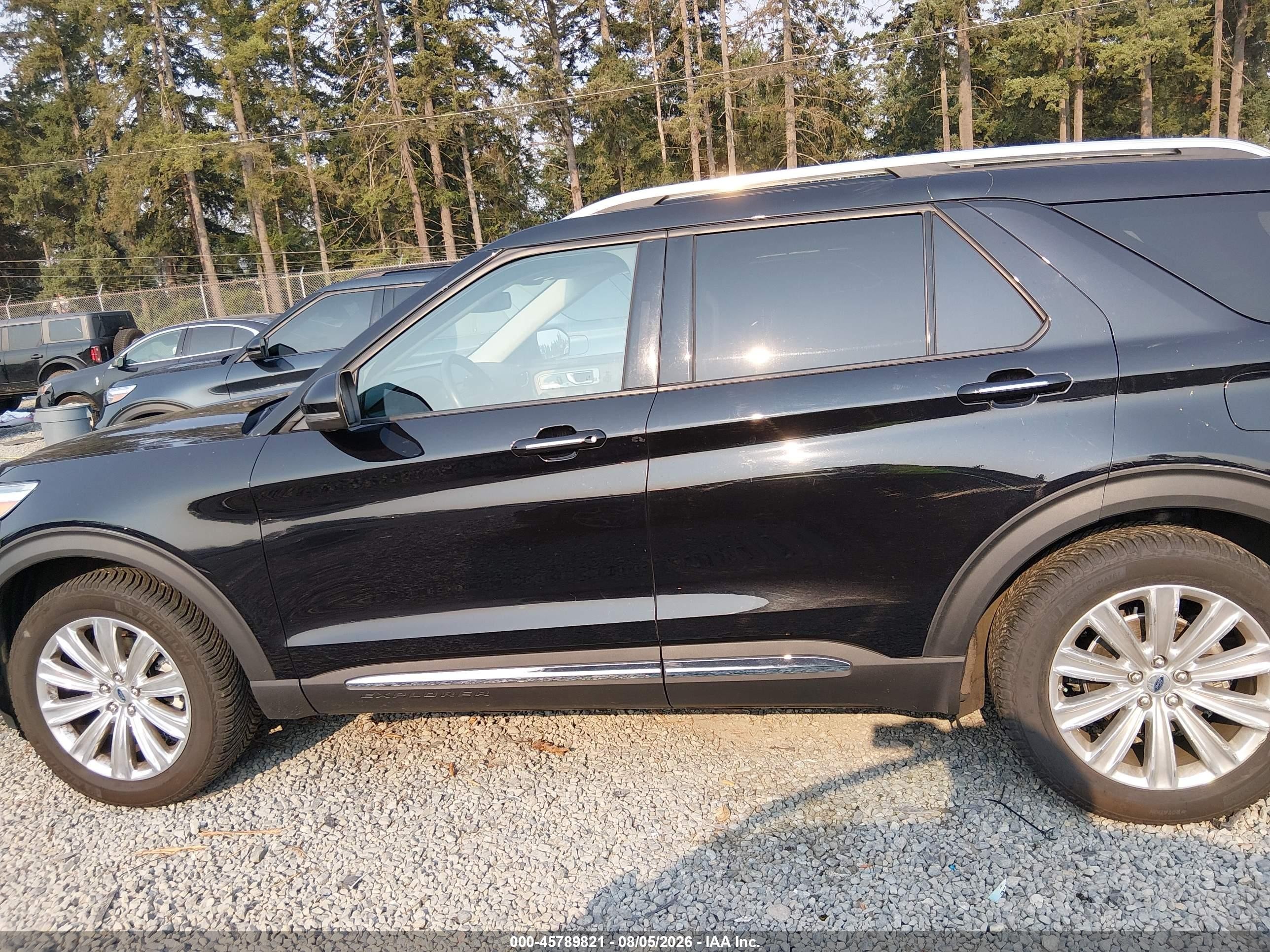 2020 Ford Explorer Limited Black vin: 1FMSK8FH8LGA45192